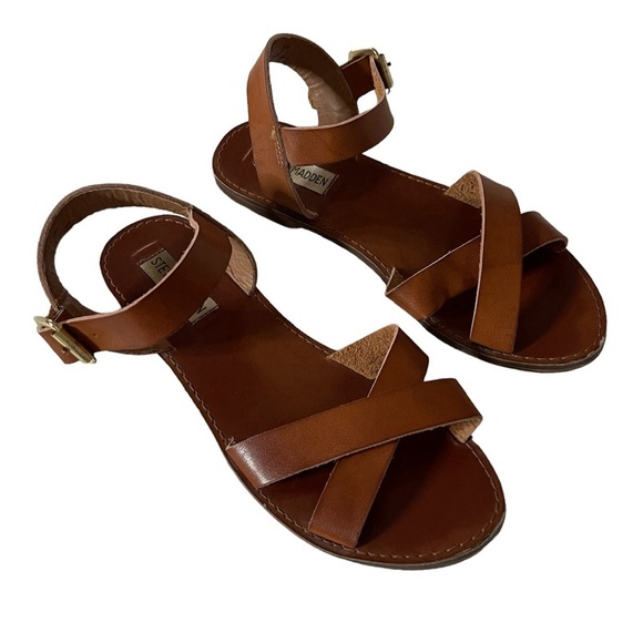 Steve Madden Shoes - Steve Madden Strapped Leather Sandal Size 7.5
